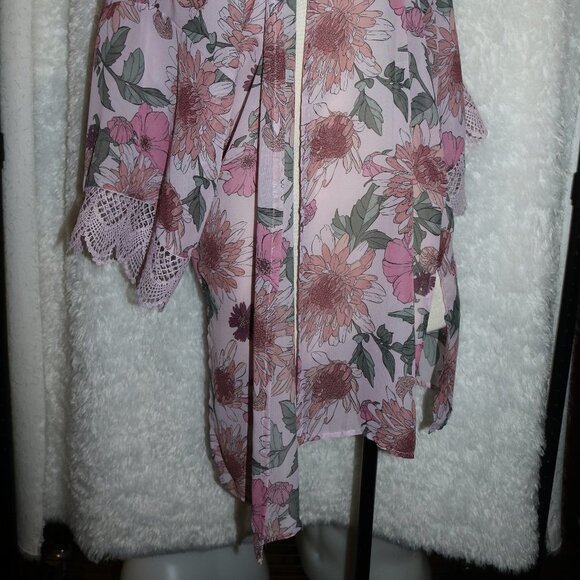 Wallflower sheer tunic cover up layered looks size large - Picture 7 of 8